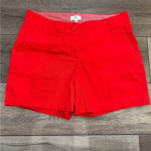 Crown and Ivy - Vibrant Red - Women's Red Shorts